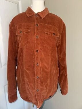 prAna Mens Corduroy
Sherpa Lined Gomez Chore
Utility Shacket Rust M
Outdoor